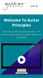 Mobile Screenshot of guitarprinciples.com